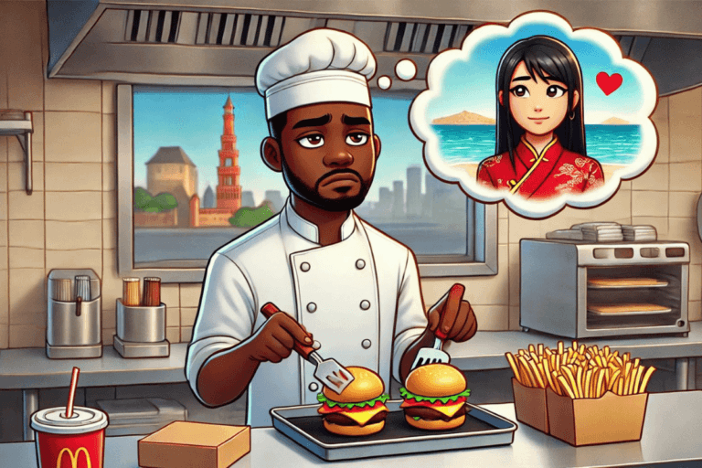 Rich Black Man Escapes Burger King For Chinese Baddies 🇨🇳