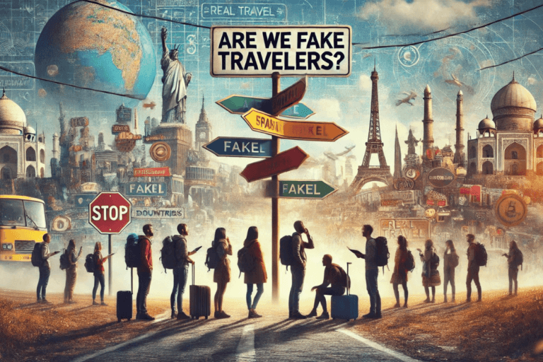 Are We Fake Travelers?